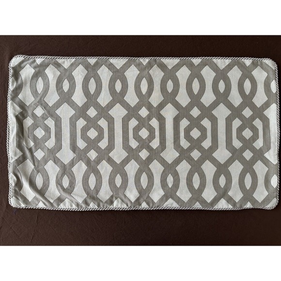 2 Eastern Accents Rayland King Pillow Shams Set Trellis - Picture 4 of 6